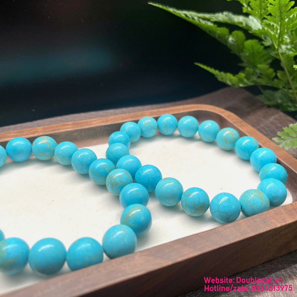 Vòng đá ngọc lam (Turquoise) tự nhiên