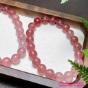 Vòng chuỗi thạch anh dâu tây hồng
