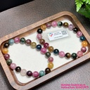 Vòng tay đá tourmaline đa sắc tự nhiên
