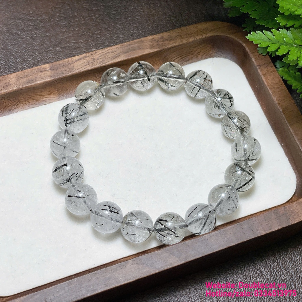 Vòng thạch anh tóc đen tự nhiên