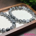 Vòng thạch anh tóc đen chất thường, sợi tóc to size 9-10mm