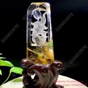 Tượng Hồ Ly Thạch Anh Chạm Khắc Tinh Xảo KT 14 x6,6 cm