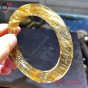 Vòng Bản Đũa Thạch Anh Tóc Vàng VIP, Ni 61mm