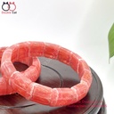 Vòng đá đào hoa mix kiểu vòng bản màu đẹp