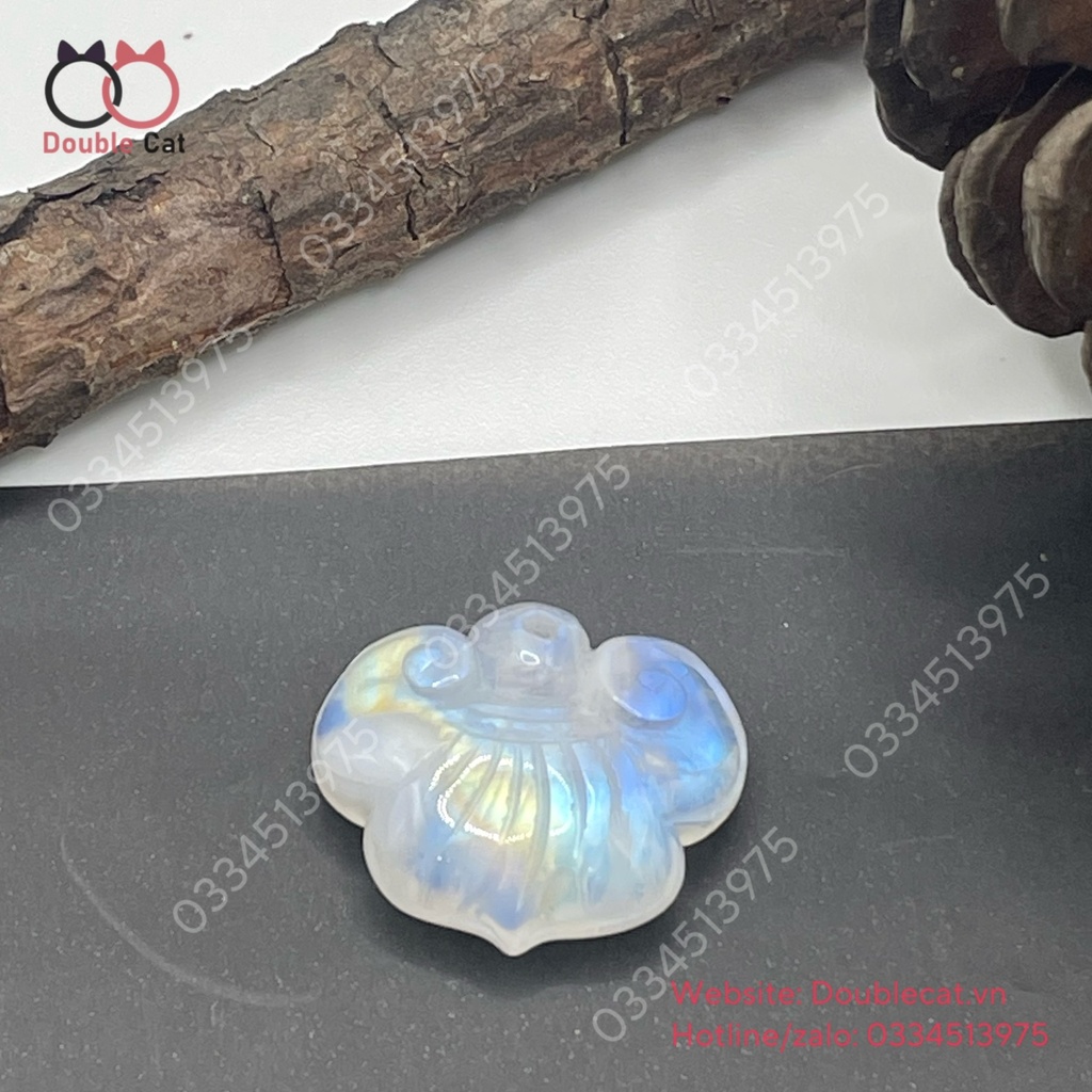 Khoá trường mệnh đá mặt trăng (moonstone)