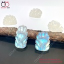 Hồ ly chúa đá mặt trăng ánh xanh đẹp