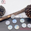 Đồng điếu đá mặt trăng (moonstone) KT 15mm