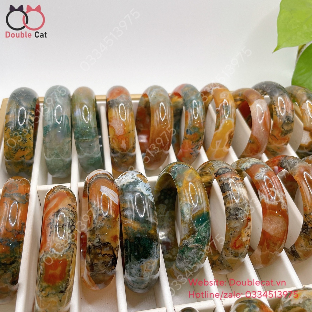 Vòng băng ngọc thuỷ tảo ni 50-53mm