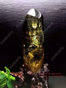 Tượng Phật Quan Âm thạch anh vàng, KT 20cm