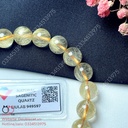 Vòng thạch anh tóc vàng, chất trong đẹp, không tạp chất