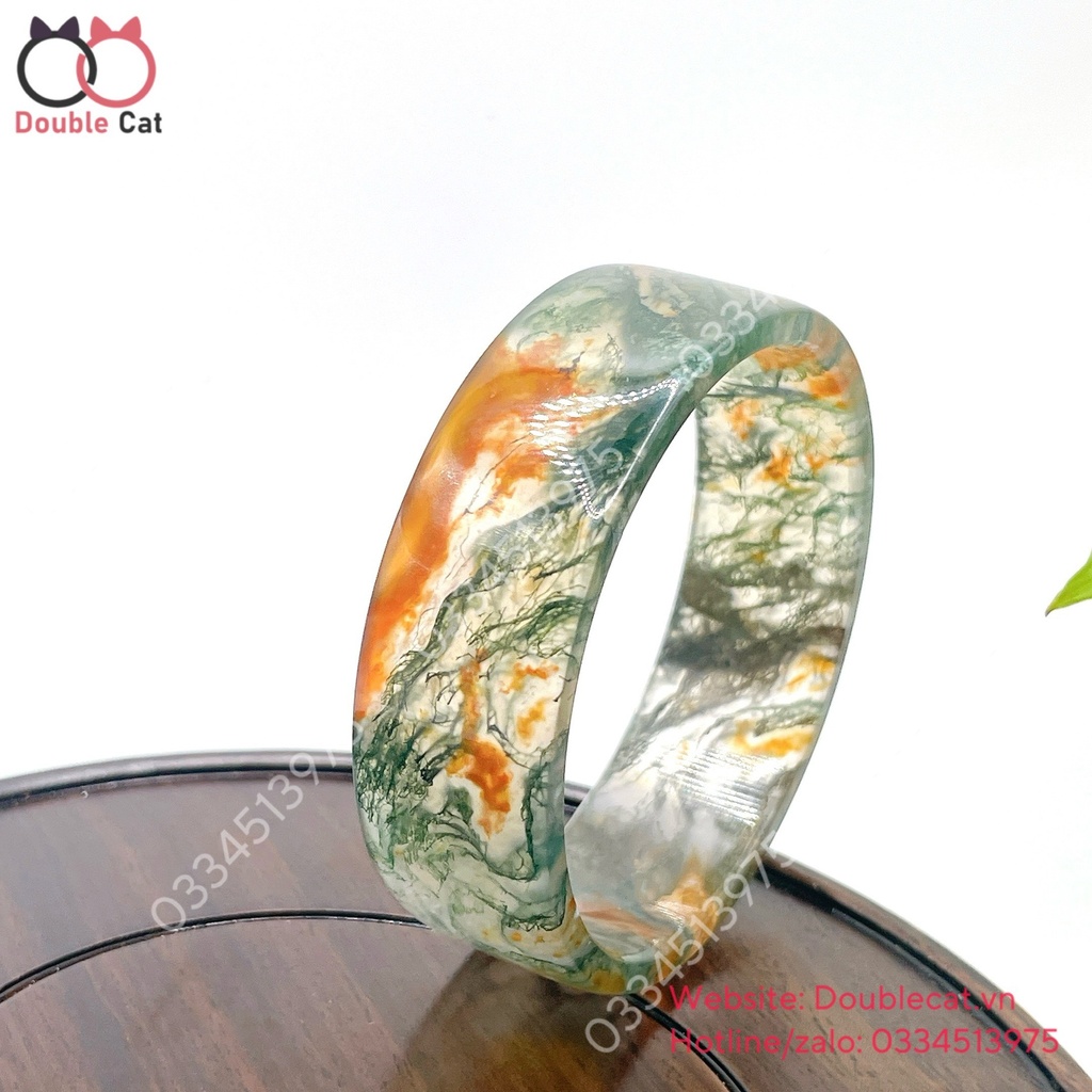 Vòng Băng Ngọc Thủy Tảo Bản Vuông
