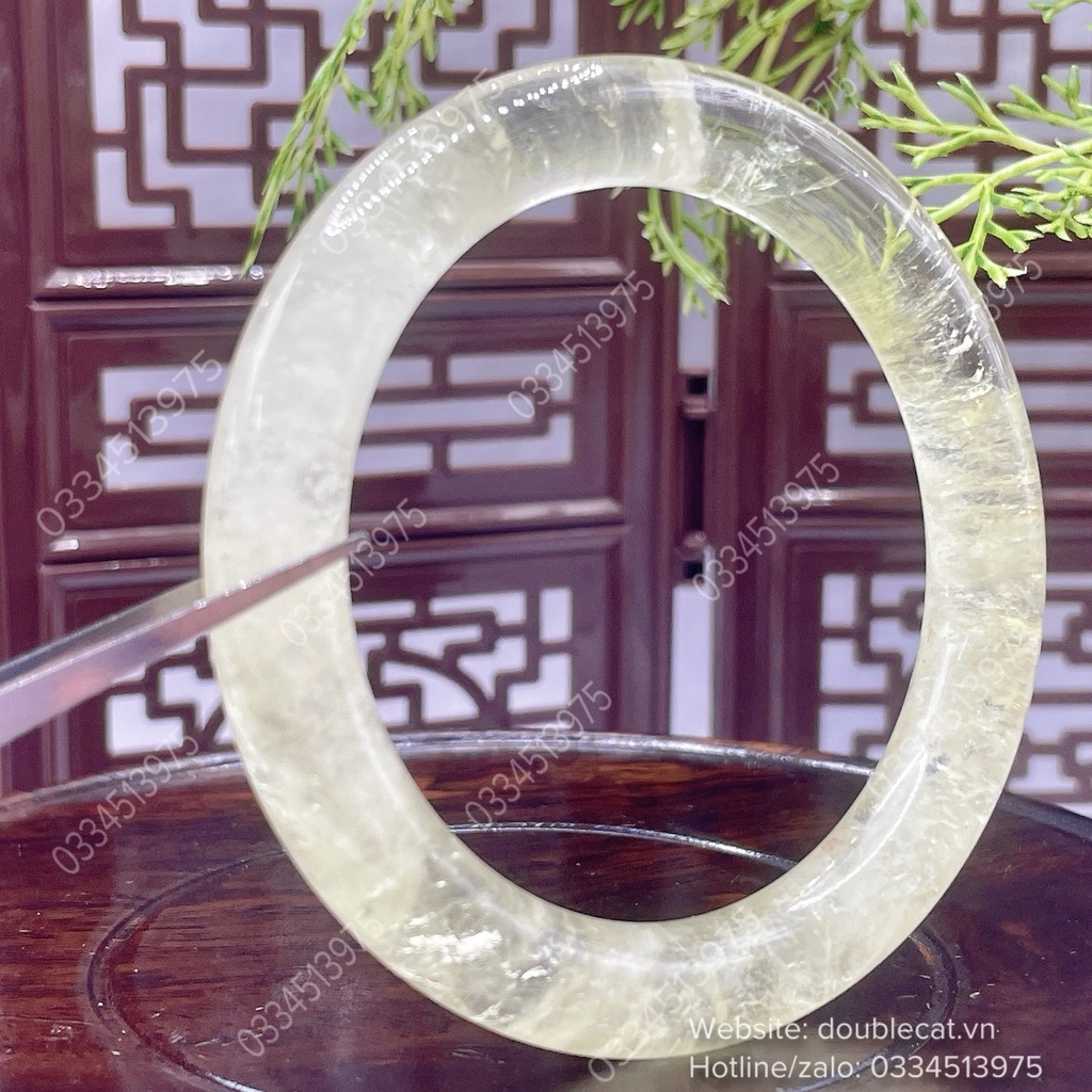 Vòng bản đũa thạch anh vàng