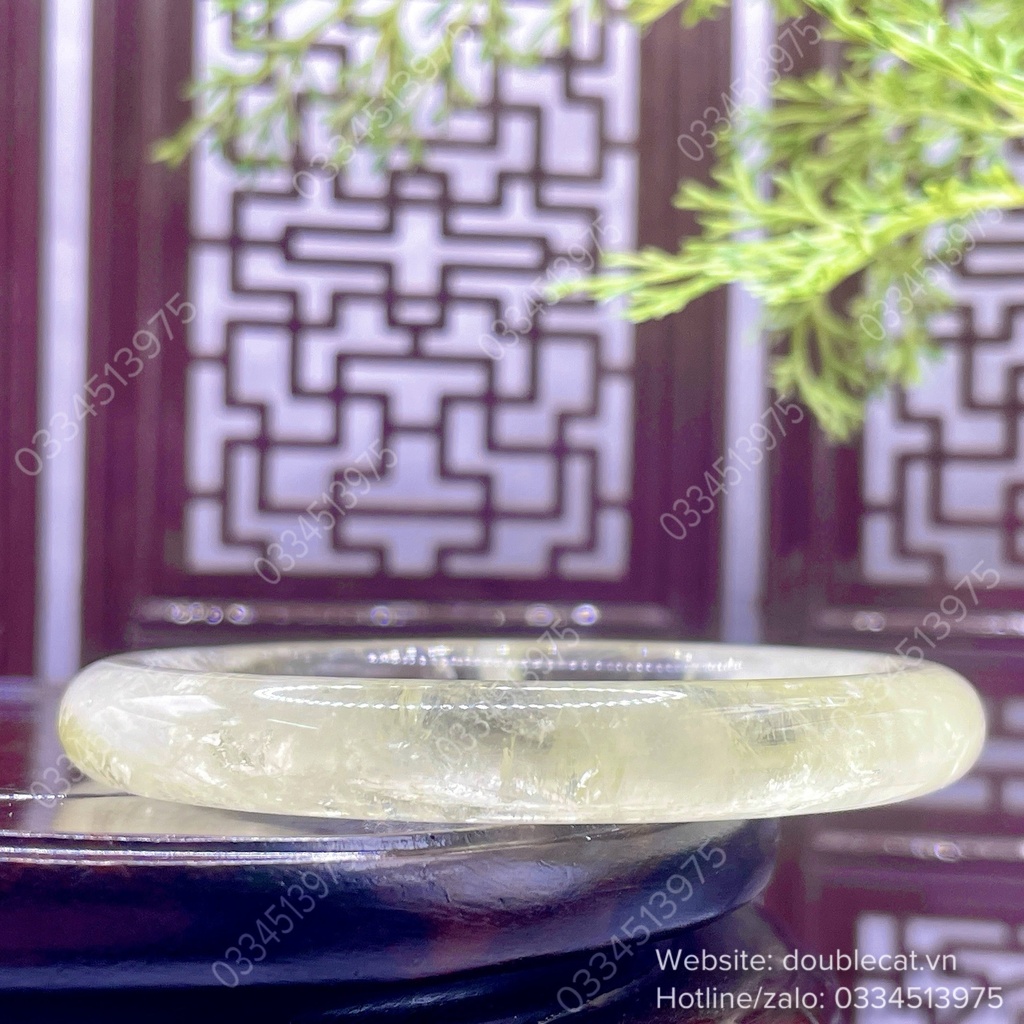Vòng bản đũa thạch anh vàng