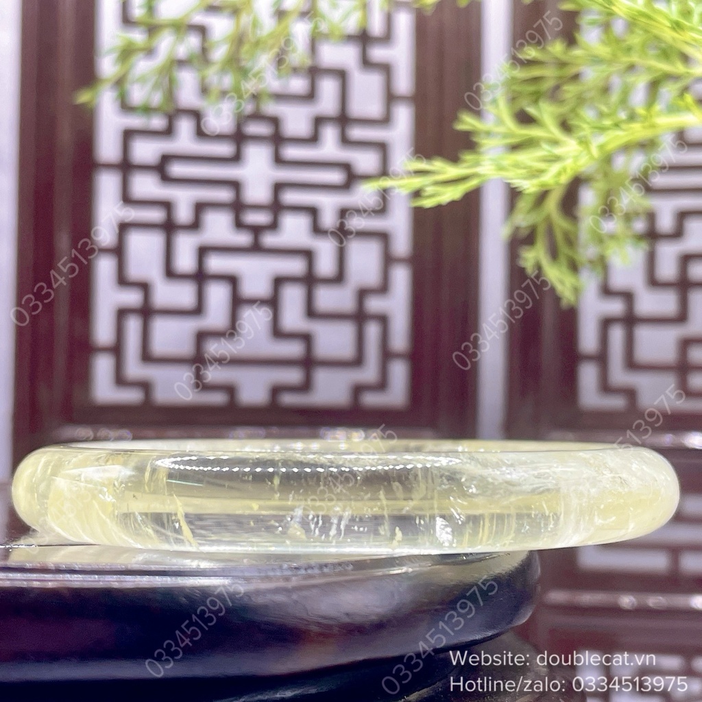 Vòng bản đũa thạch anh vàng