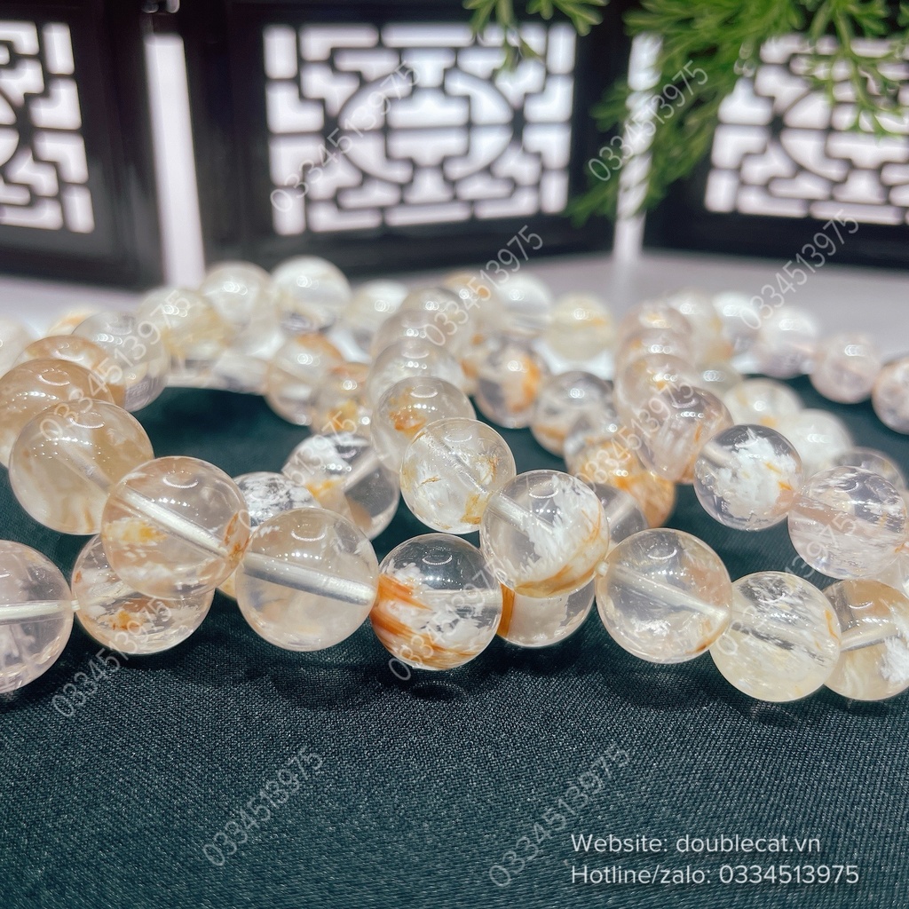 Vòng tay đá thạch anh ưu linh chất đẹp
