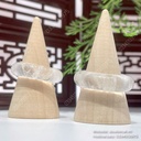 Nhẫn bản hẹ thạch anh trắng