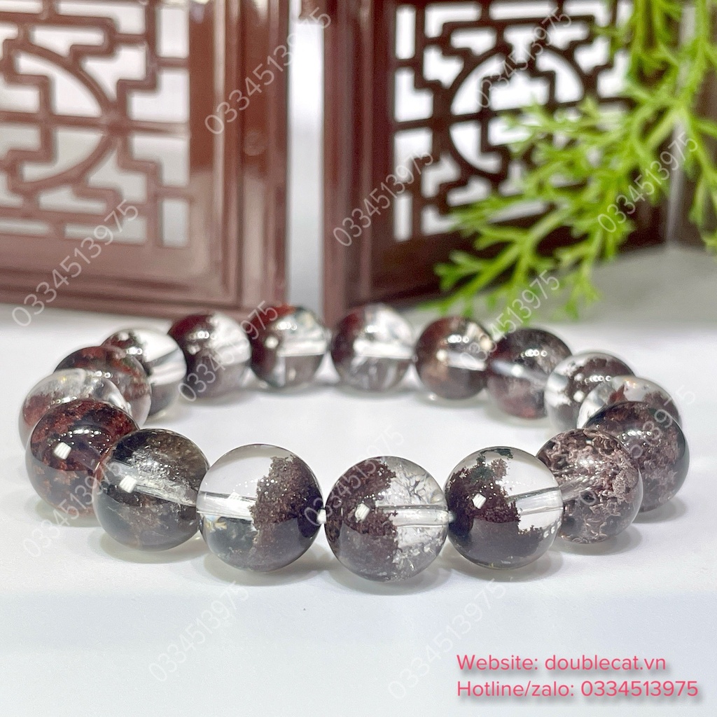 Vòng tay ưu linh nâu đỏ