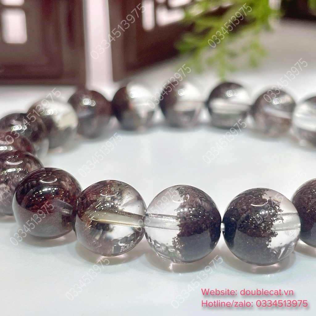 Vòng tay ưu linh nâu đỏ