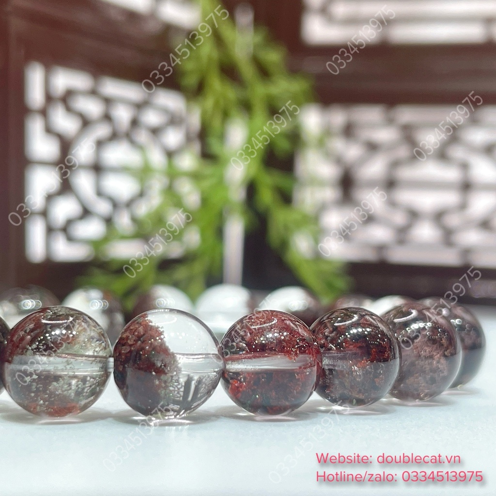 Vòng tay ưu linh nâu đỏ