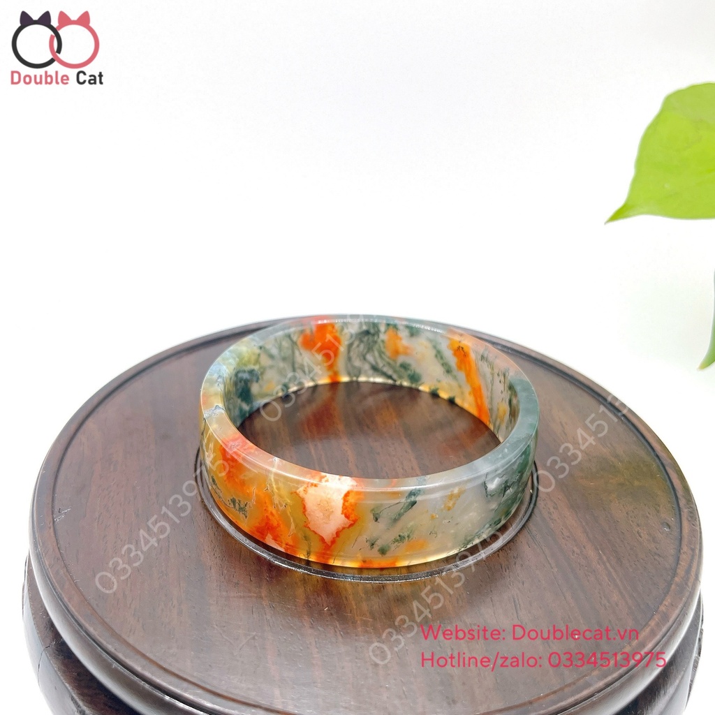 Vòng Băng Ngọc Thủy Tảo Bản Vuông