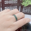 Nhẫn lam ngọc bản hẹ 3,5-5mm