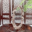 Vòng thạch anh tóc nâu đỏ - chất ít tóc