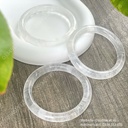 Vòng bản đũa thạch anh trắng