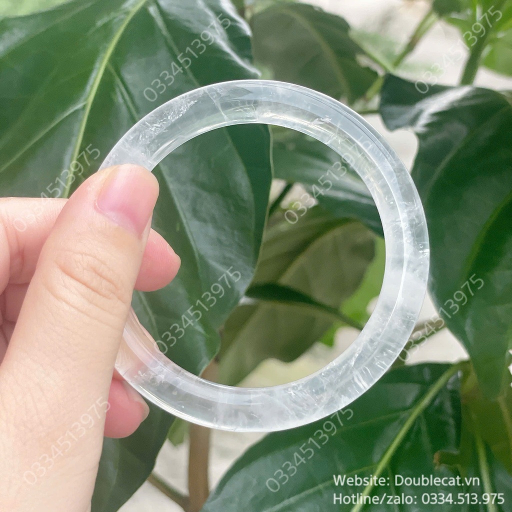 Vòng bản đũa thạch anh trắng