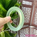 Vòng bản ngọc tụ nham thiên nhiên, chất trong và khởi quang có đi kèm giấy kiểm định.
