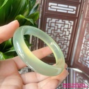 Vòng bản ngọc tụ nham thiên nhiên, chất trong và khởi quang có đi kèm giấy kiểm định.