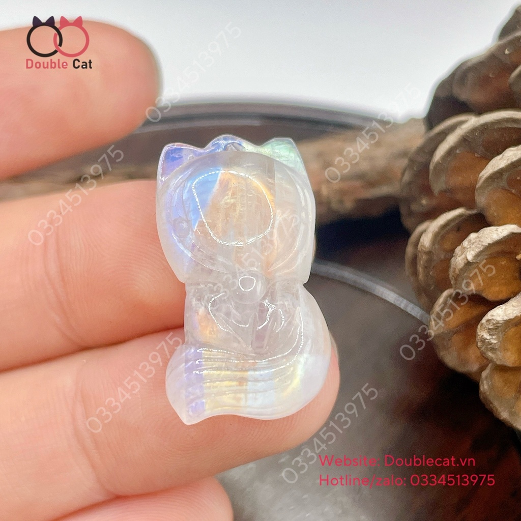 Hồ Ly Đá Mặt Trăng Ánh Đẹp