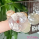 Đồng điếu mã não hoa anh đào thiên nhiên, chất bóng mịn, hoàn hảo.