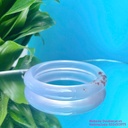 Vòng tử la chusa Chalcedony thiên nhiên