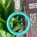 Vòng bản đũa đá ngọc lam Turquoise ni 52mm, đi kèm giấy kiểm định