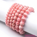 Vòng chuỗi đá Đào hoa (Rhodochrosite) thiên nhiên