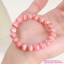 Vòng chuỗi đá Đào hoa (Rhodochrosite) thiên nhiên