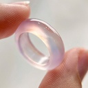 Nhẫn tử la Chalcedony thiên nhiên