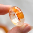 Nhẫn mã não vảy rồng (vân long) thiên nhiên