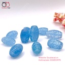 Lu Thống Aquamarin Chạm Khắc Hoa Văn
