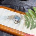 Nhẫn Tỳ Hưu Aquamarine, bạc 925