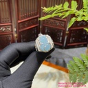 Nhẫn Tỳ Hưu Aquamarine, bạc 925