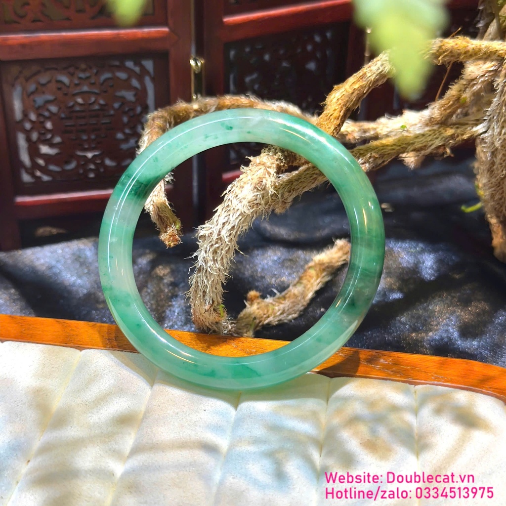 Vòng bản liền ngọc Châu Phi (Dulong) thiên nhiên, có đi kèm giấy kiểm định