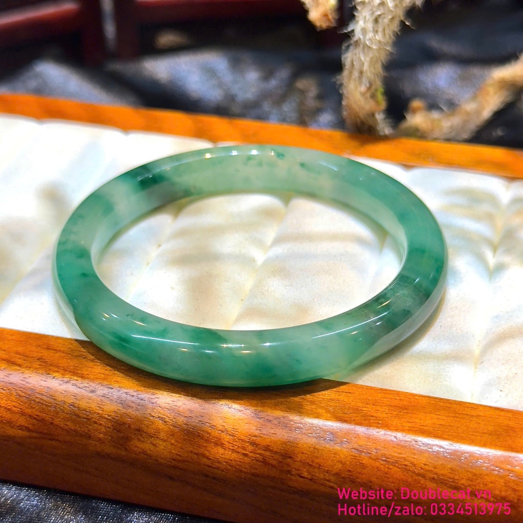 Vòng bản liền ngọc Châu Phi (Dulong) thiên nhiên, có đi kèm giấy kiểm định