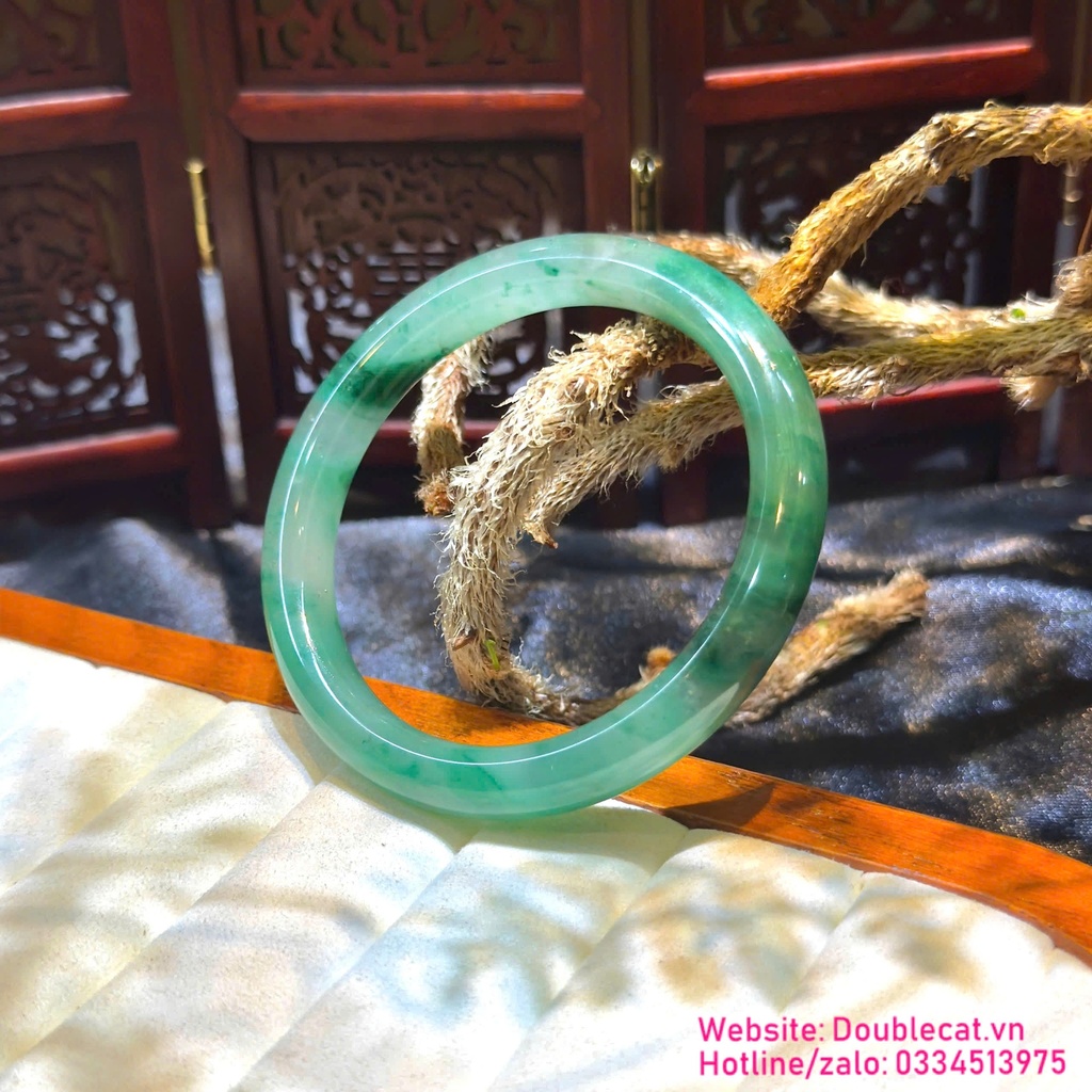 Vòng bản liền ngọc Châu Phi (Dulong) thiên nhiên, có đi kèm giấy kiểm định
