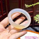 Vòng bản bạch nguyệt quang điểm hoàng kim và chu sa duyên