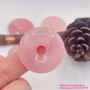 Đồng điếu thạch anh hồng chất trong màu đẹp, Kt 30mm