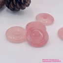 Đồng điếu thạch anh hồng chất trong màu đẹp, Kt 30mm