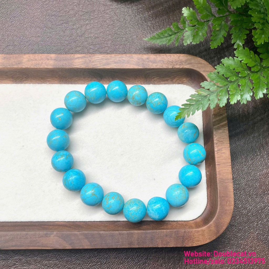 Vòng đá ngọc lam (Turquoise) tự nhiên