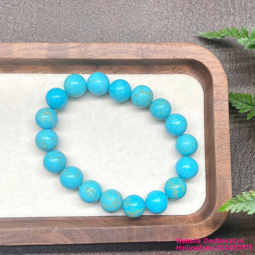 Vòng đá ngọc lam (Turquoise) tự nhiên