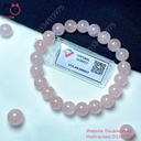 Vòng tay thạch anh hồng (Rose Quartz)